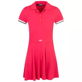 Womens Dagmar Dress Rose Red - AW23