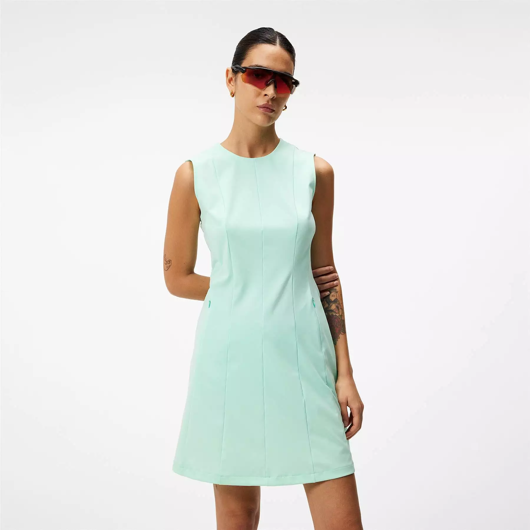 Womens Jasmin Lux Sculpt Dress Aruba Blue - SS24