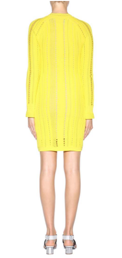 Yellow Knit Dress